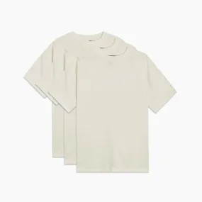 3 pack standard tees / natural