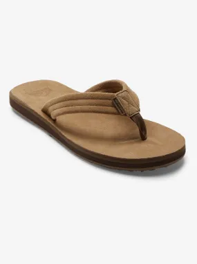 Carver Suede Plus Sandals - Tan 1