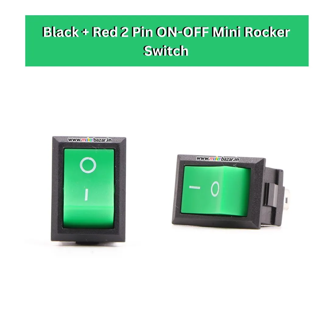 2-Pin Mini Rocker Switch