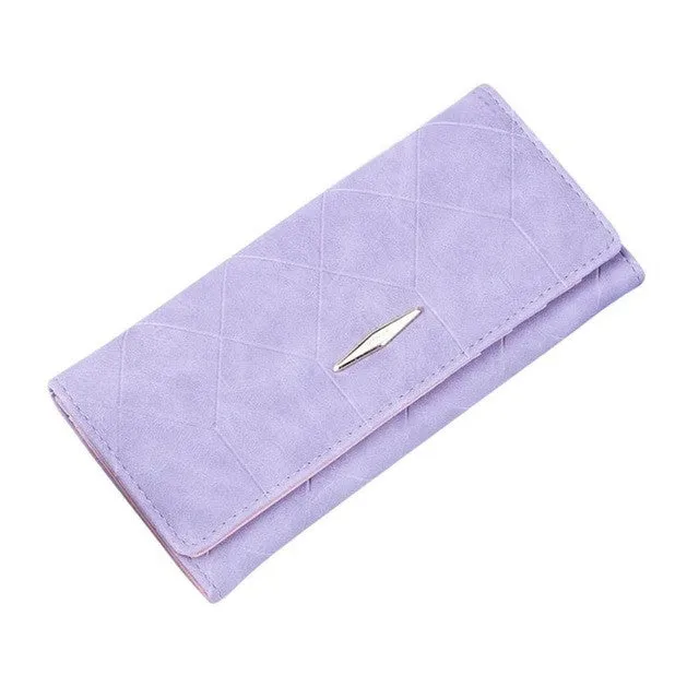 2016 Fashion Women Wallets Solid Hasp Coin Purse Women Long Wallet Card Holders Clutch Handbag