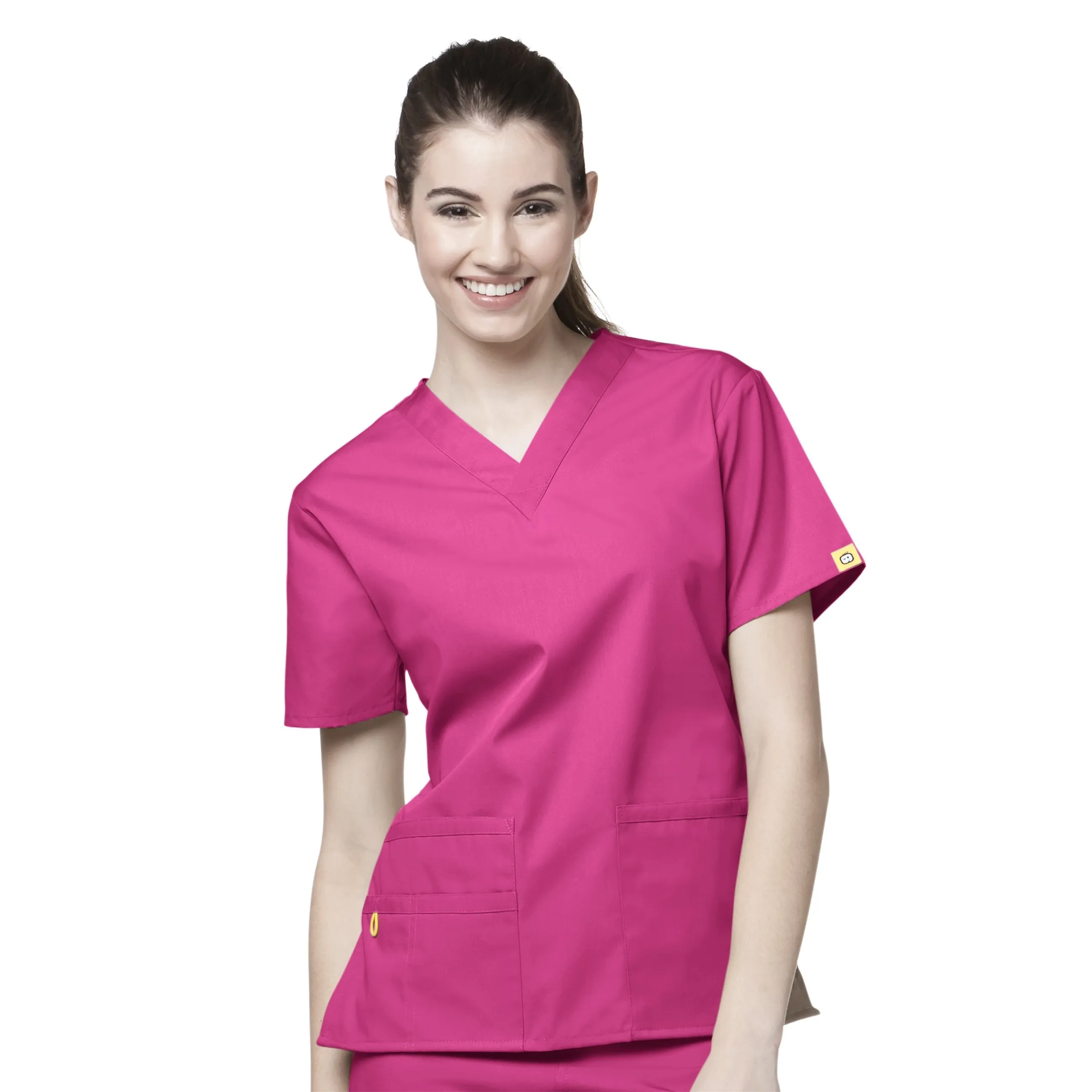 6016SP WonderWink Bravo 5 Pocket V-neck Women's Scrubs Top