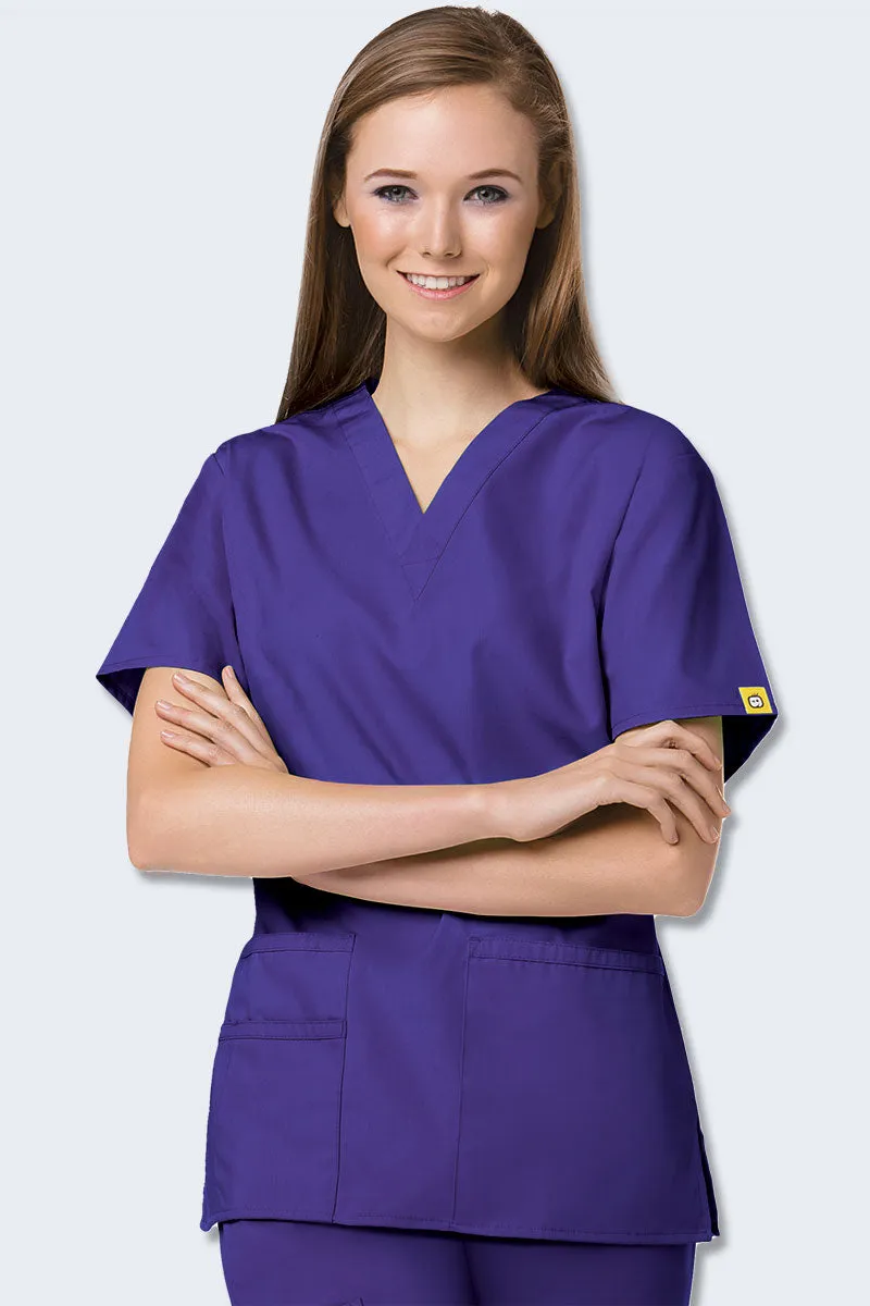 6016SP WonderWink Bravo 5 Pocket V-neck Women's Scrubs Top