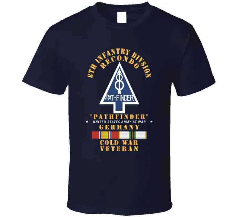 8th Infantry Div Recondo School - Pathfinder - Germany W Cold War Svc X 300 T Shirt