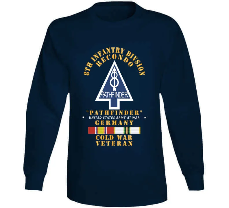 8th Infantry Div Recondo School - Pathfinder - Germany W Cold War Svc X 300 T Shirt