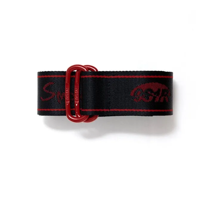 9S1R x Smoke Rise Nylon Webbing Belt - Red