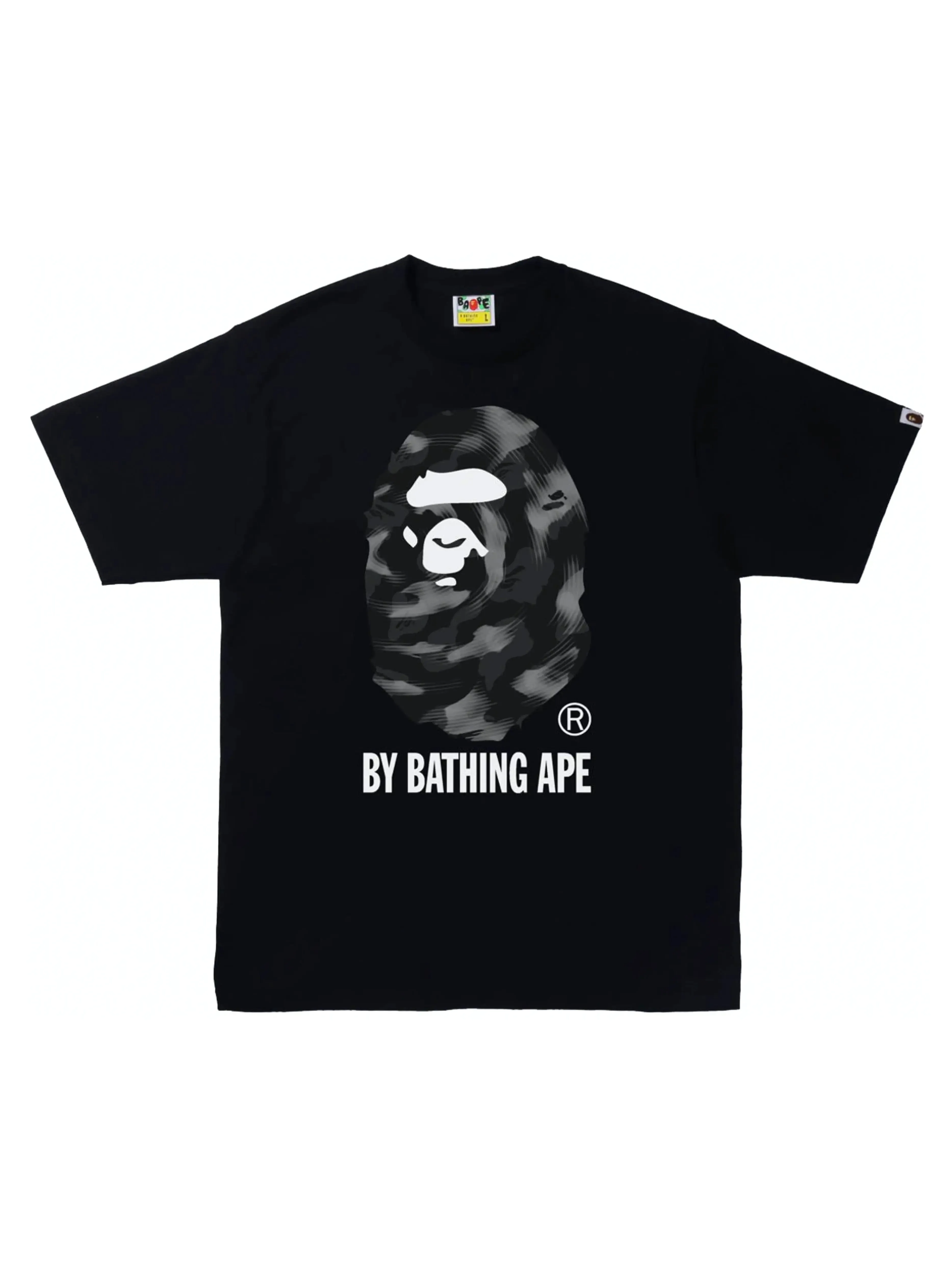 A Bathing Ape Stroke Camo Tee Black/Black