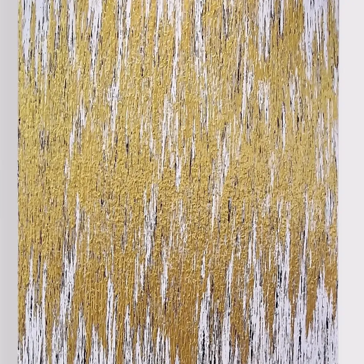 Abstract Metallic Gold Painting