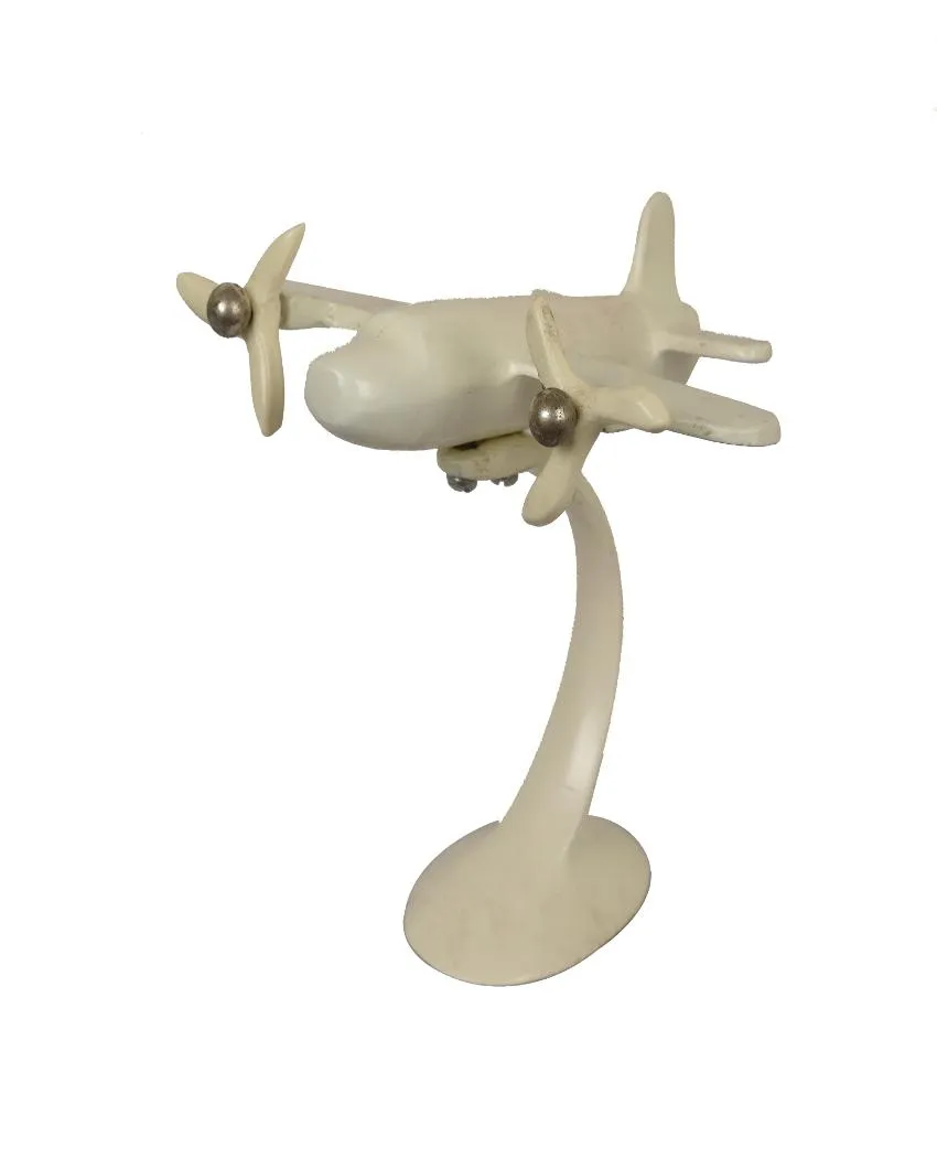 Aeroplane Sculpture Decor Object | 6.5 Inches