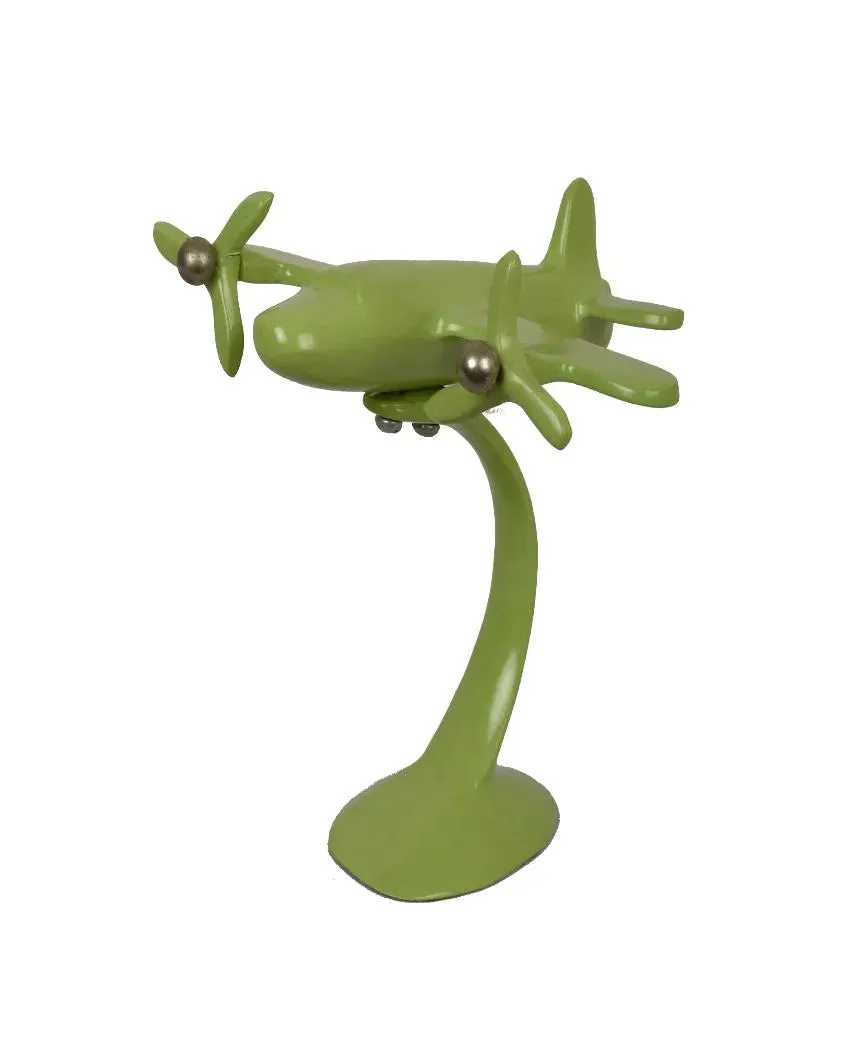 Aeroplane Sculpture Decor Object | 6.5 Inches