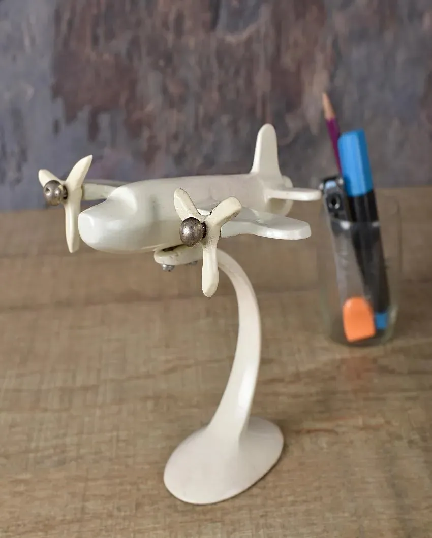 Aeroplane Sculpture Decor Object | 6.5 Inches