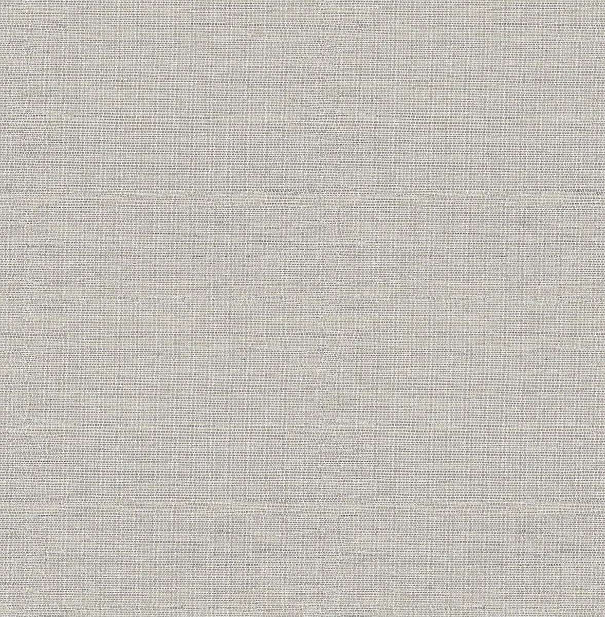 Agave Grey Faux Grasscloth Wallpaper from the Thoreau Collection