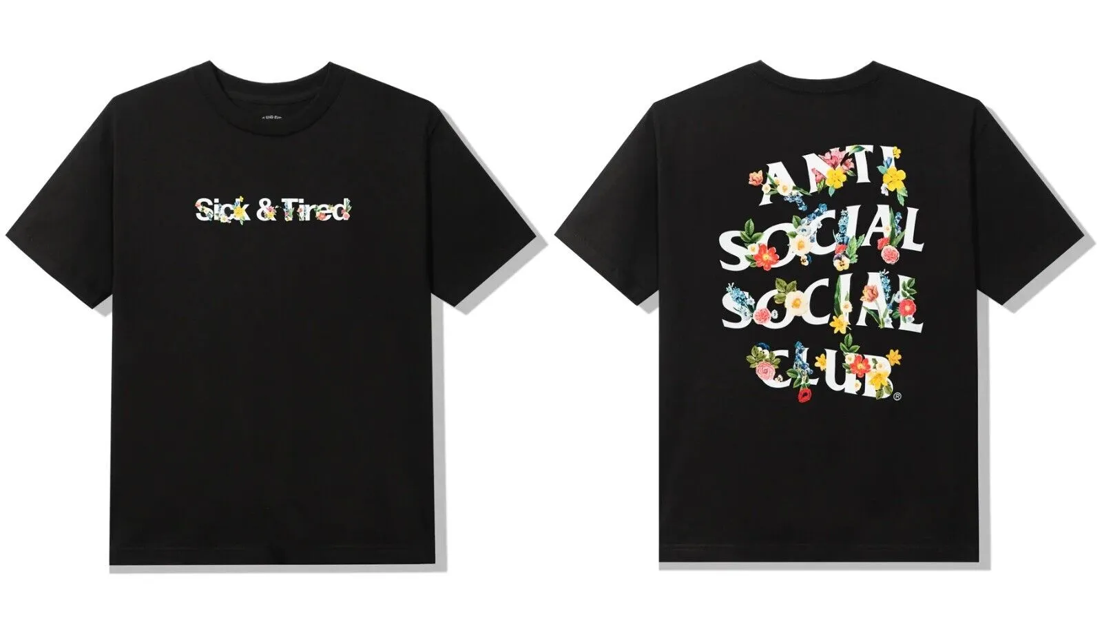 Anti Social Social Club - Sick N Tired Tee - Black