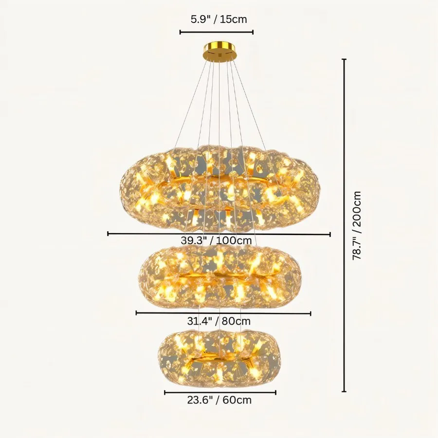 Arabella Crystal Tiered Chandelier