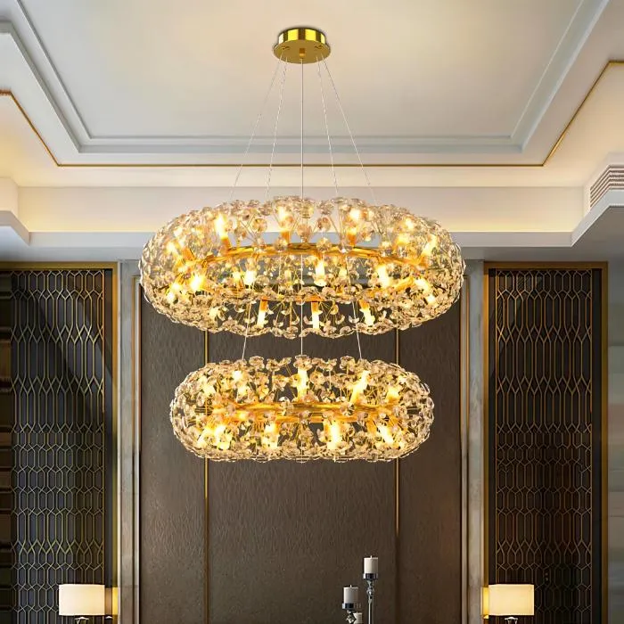 Arabella Crystal Tiered Chandelier