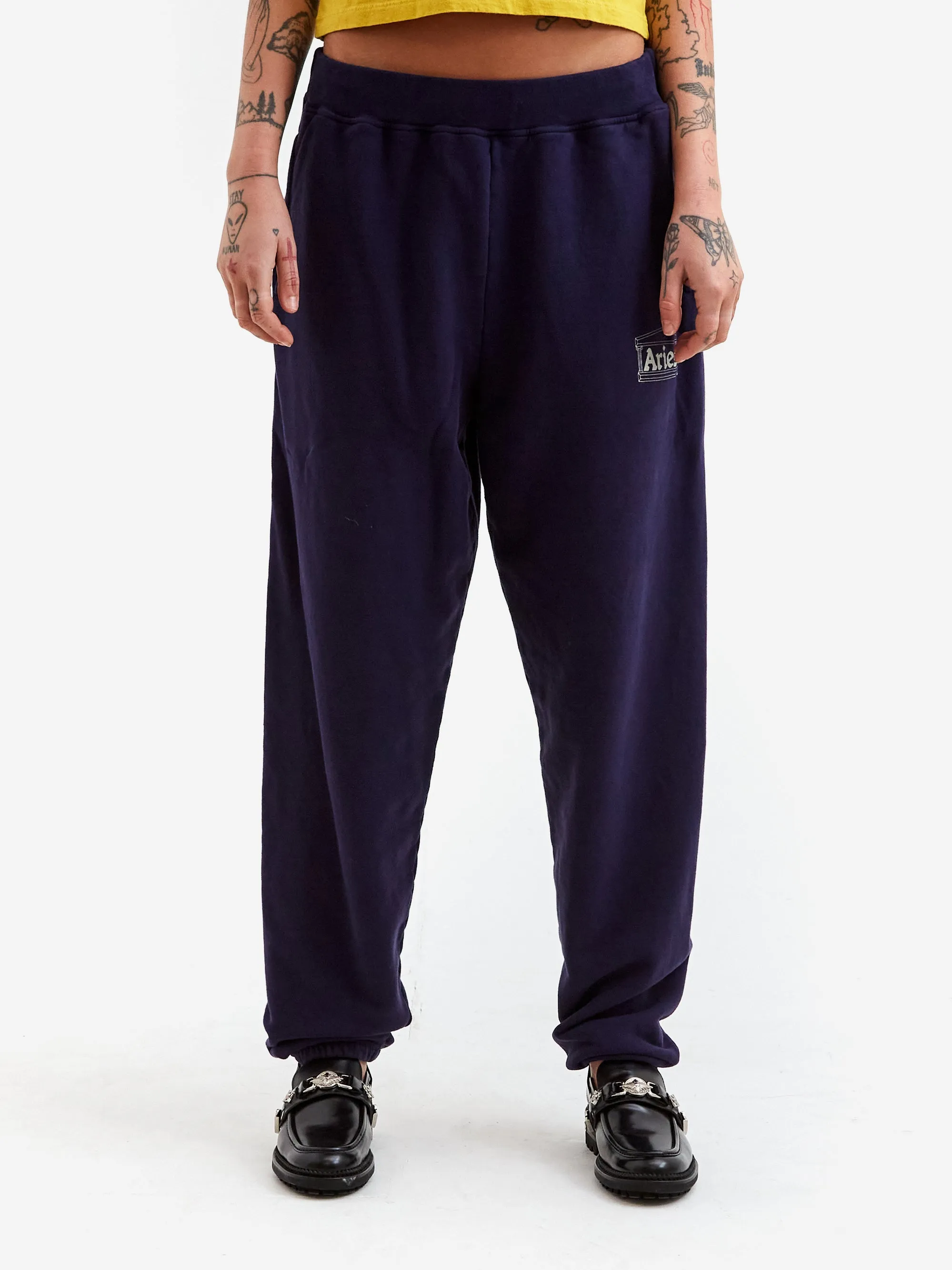 Aries Mini Temple Sweatpant W - Navy