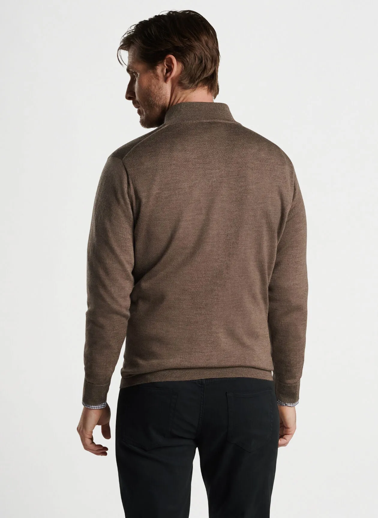 Autumn Crest Suede Trim Quarter-Zip