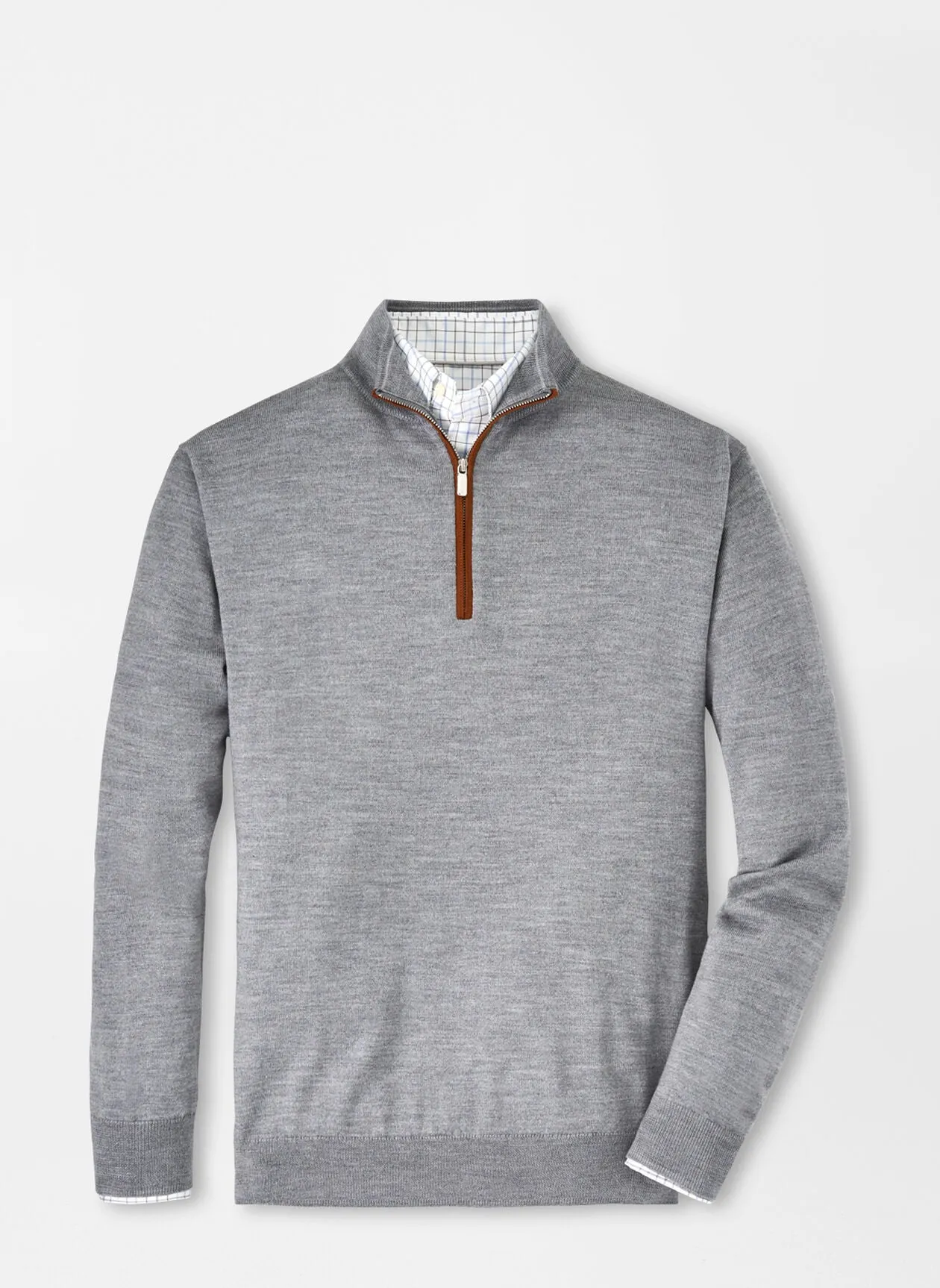 Autumn Crest Suede Trim Quarter-Zip