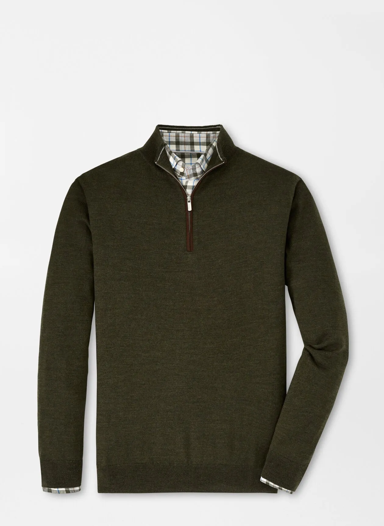 Autumn Crest Suede Trim Quarter-Zip