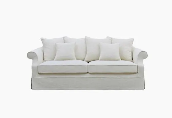 Ayla 3 Seater Sofa Ivory