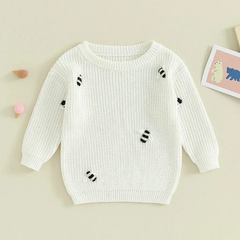 Baby (to 24M) Deluxe Girls Sweater - BUMBLEBEES