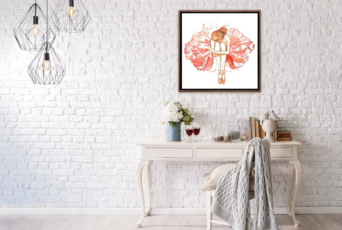 Ballerina Pink | Canvas Wall Art Print