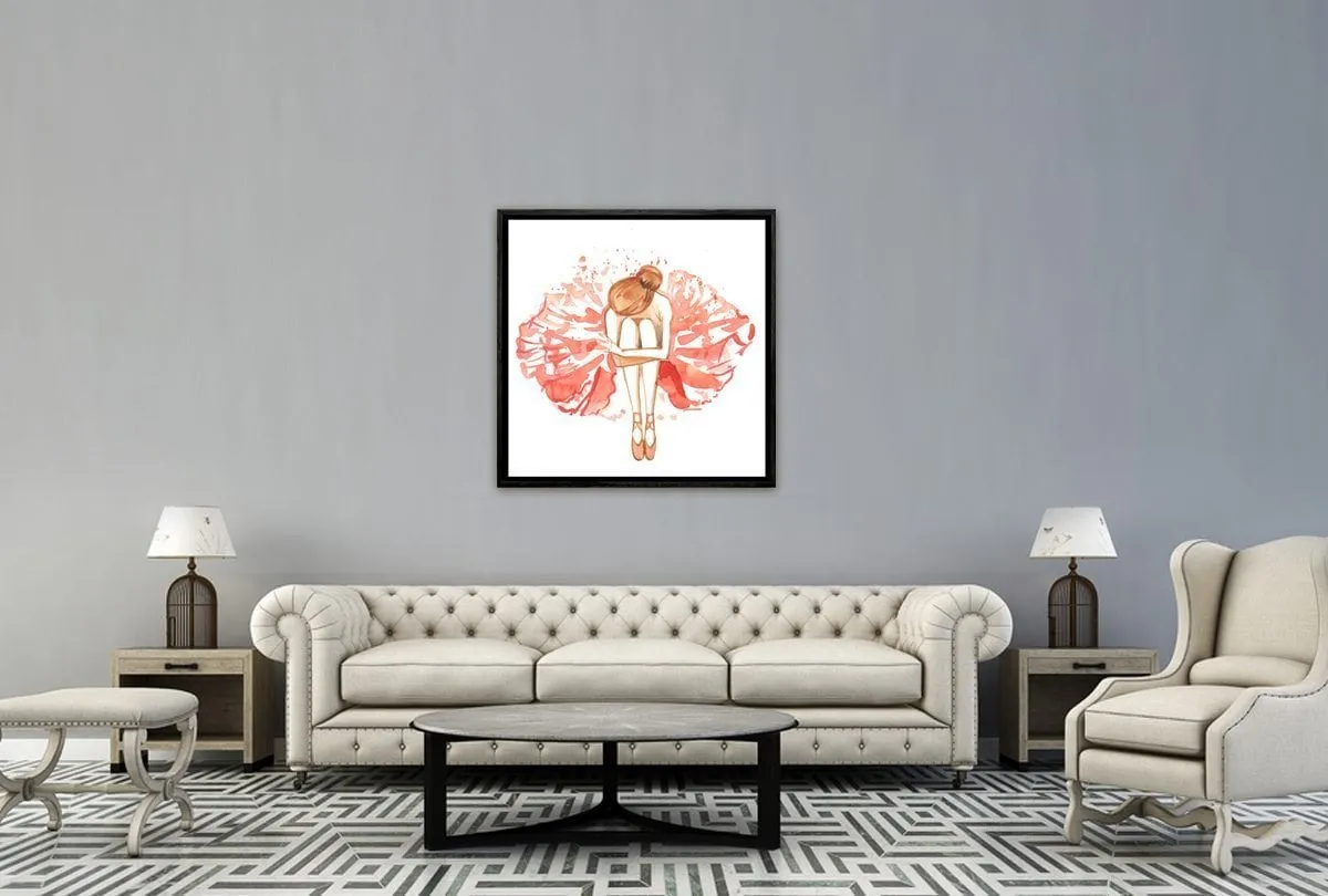 Ballerina Pink | Canvas Wall Art Print