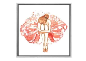 Ballerina Pink | Canvas Wall Art Print