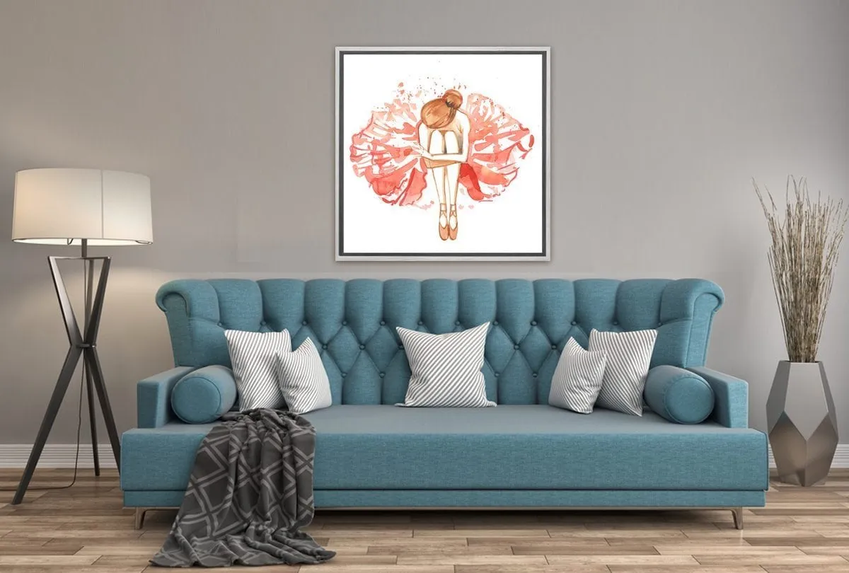 Ballerina Pink | Canvas Wall Art Print