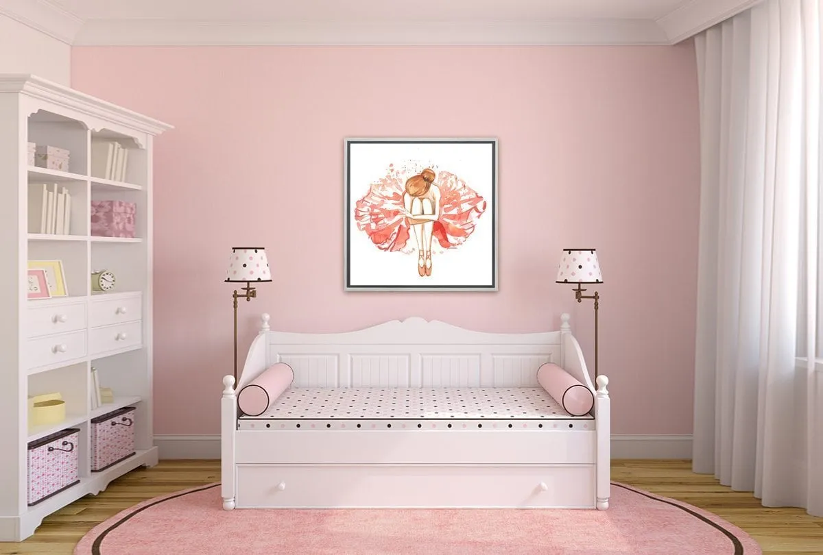 Ballerina Pink | Canvas Wall Art Print