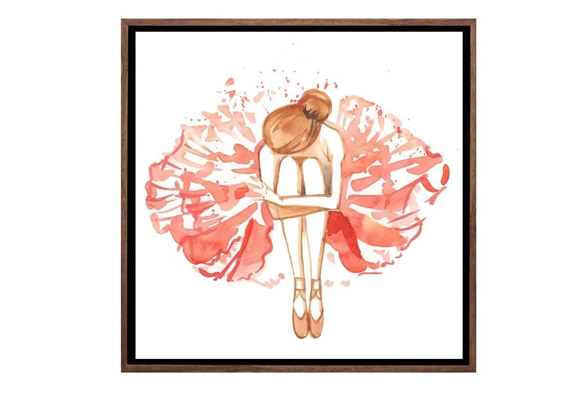 Ballerina Pink | Canvas Wall Art Print