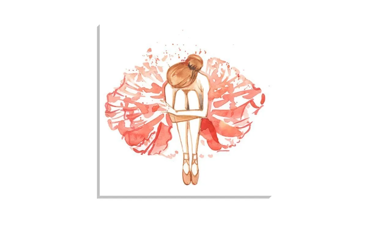 Ballerina Pink | Canvas Wall Art Print