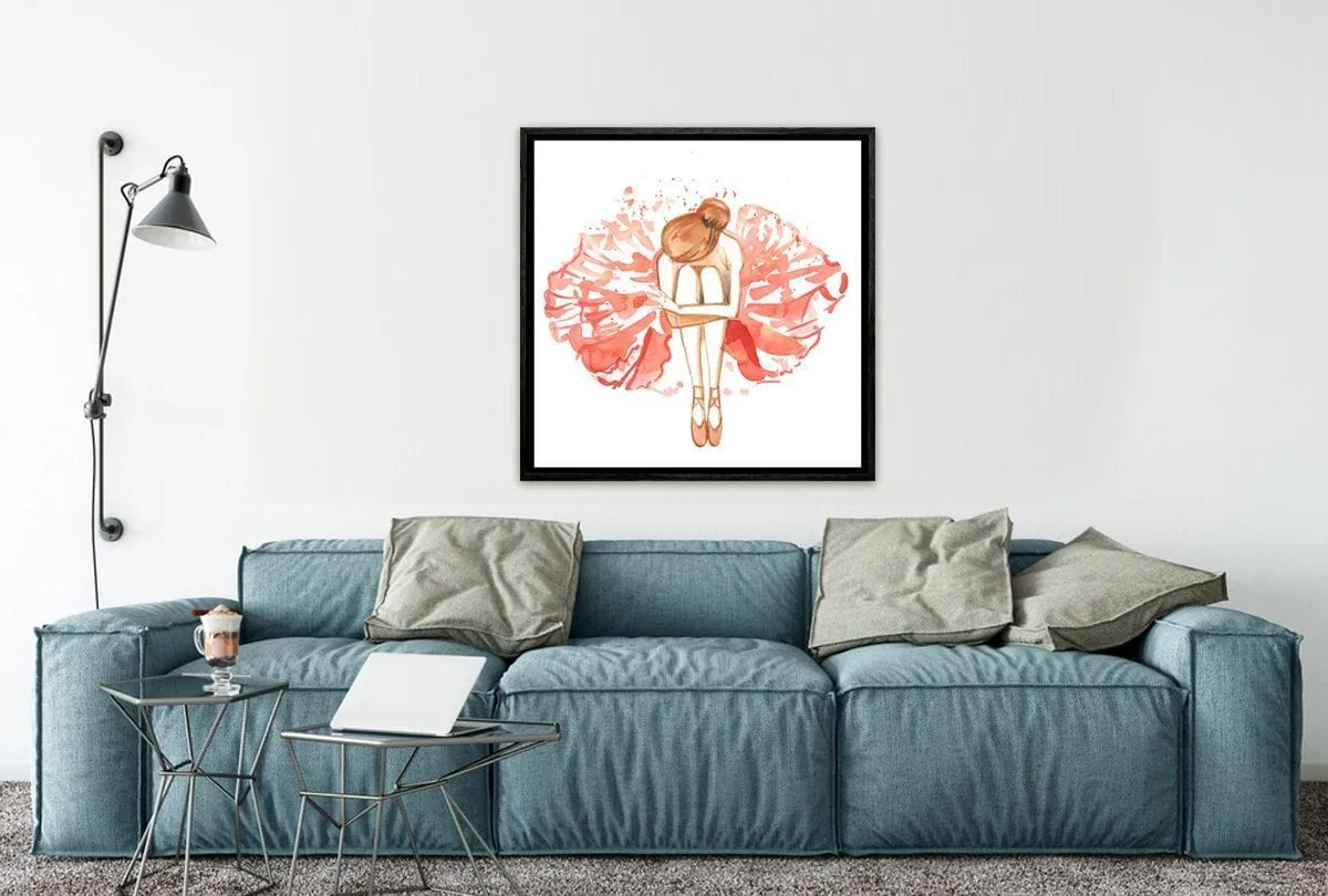 Ballerina Pink | Canvas Wall Art Print