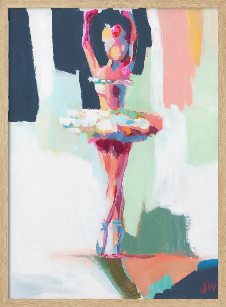 Ballerina - Stretched Canvas, Poster or Fine Art Print