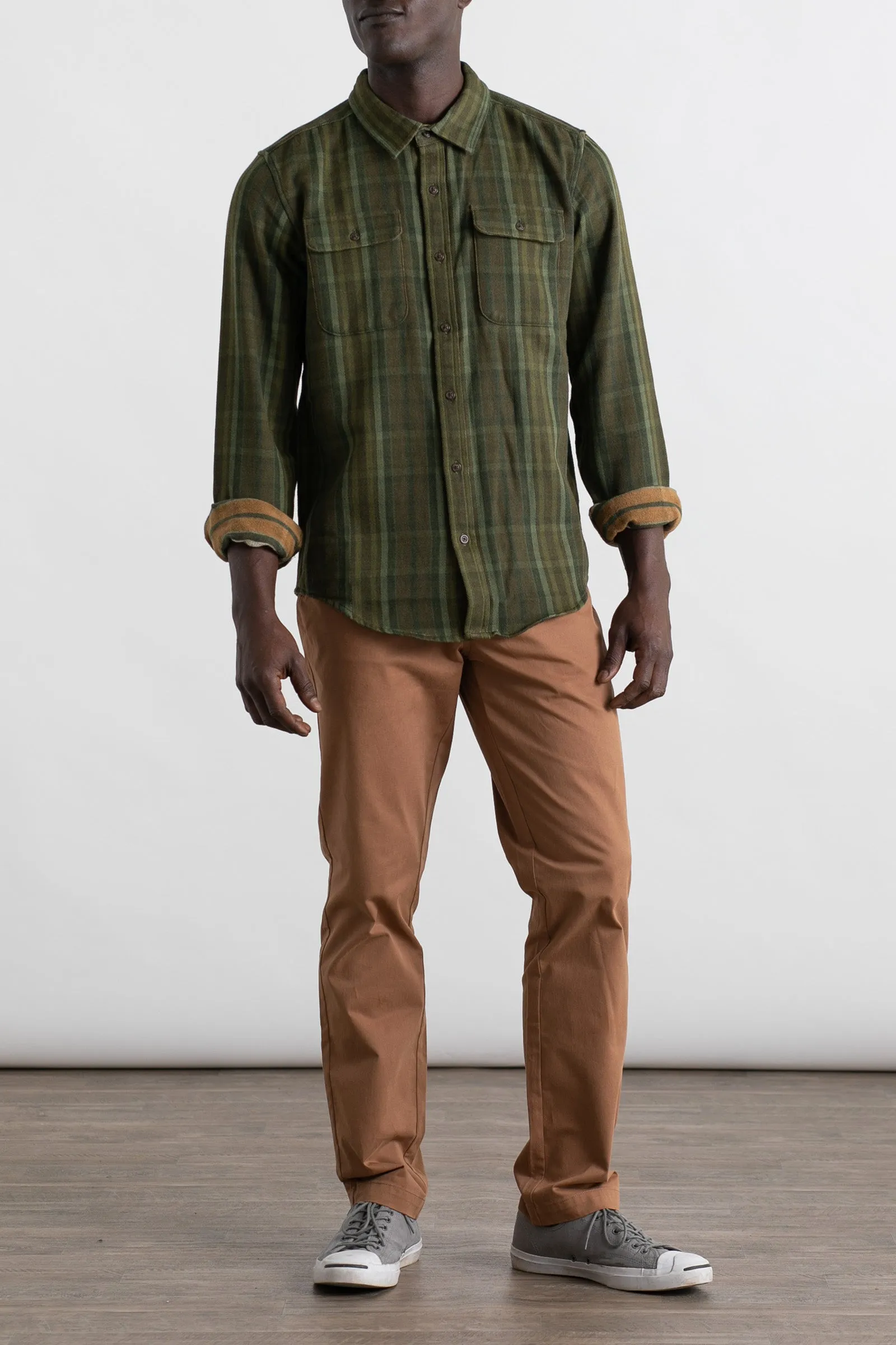 Bedford Shirt / Hemlock Plaid Doubleface