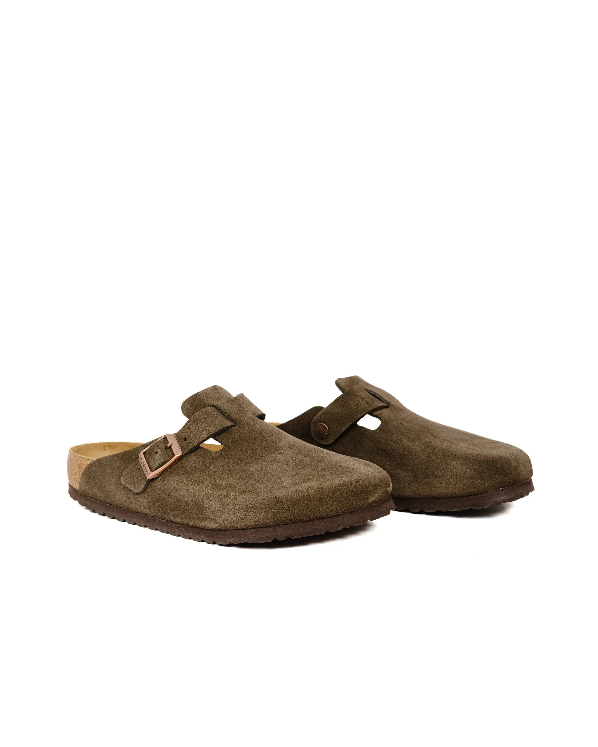 Birkenstock Boston Mocha Suede