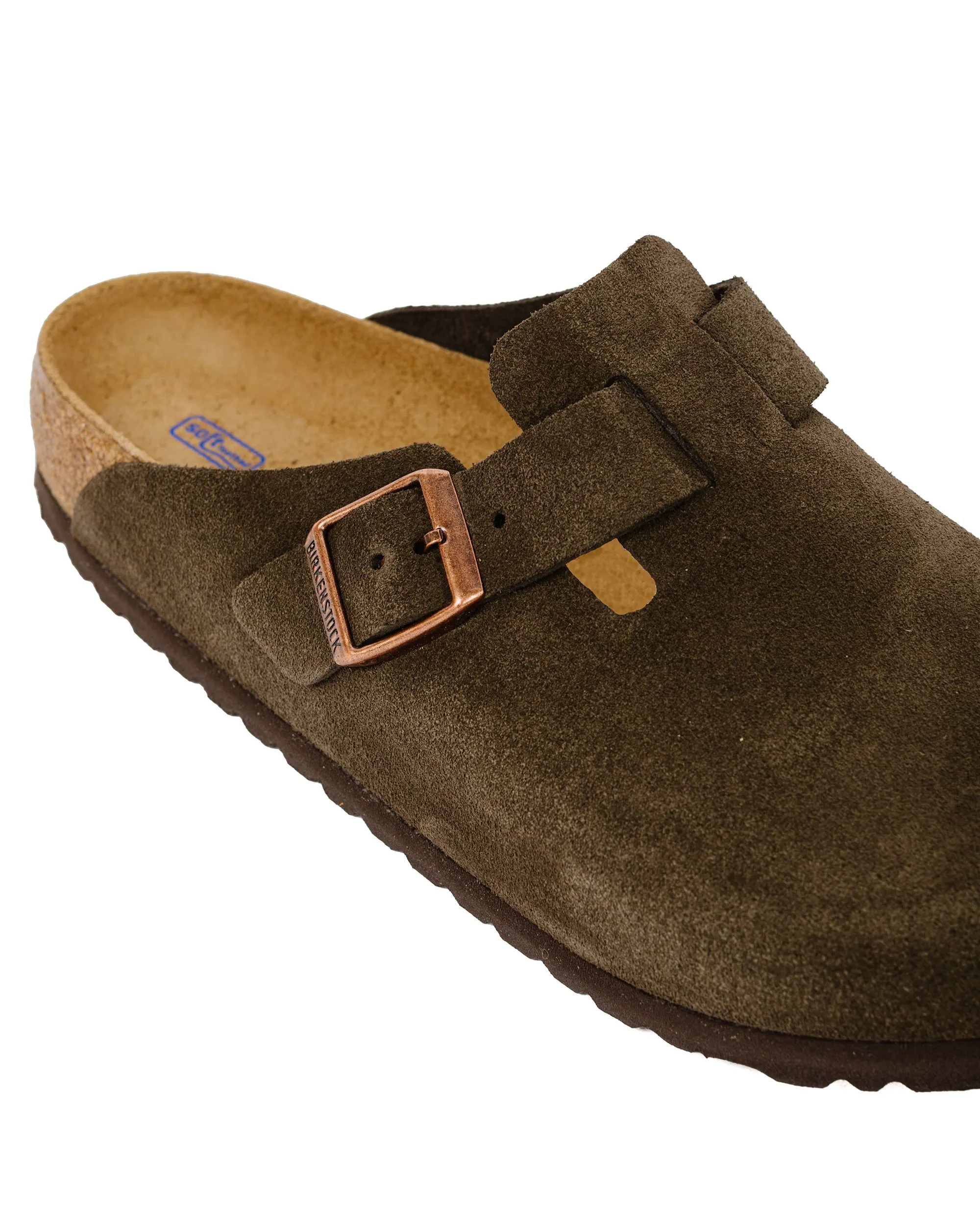 Birkenstock Boston Mocha Suede