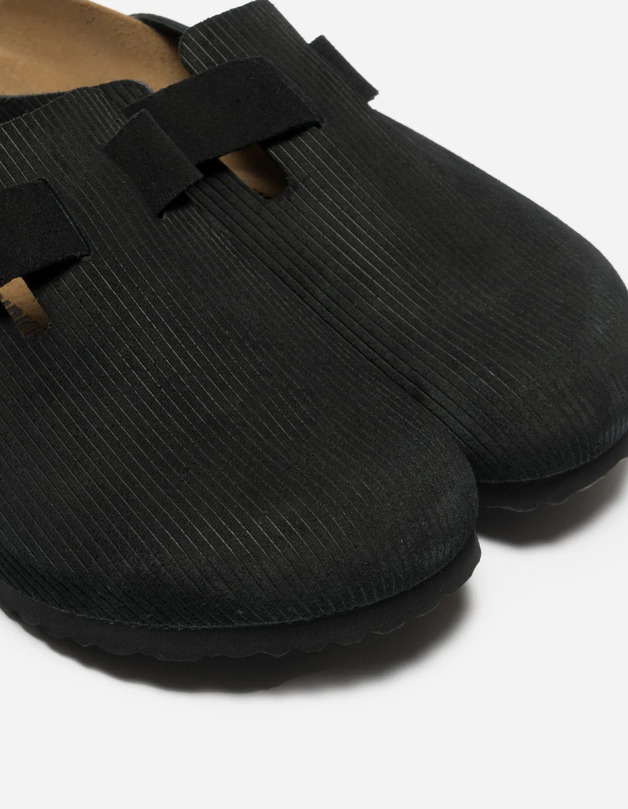 Birkenstock Boston Suede Embossed Black