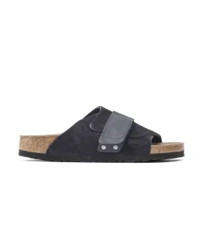 Midnight Blue Suede/Nubuck Leather Birkenstock Kyoto Sandals