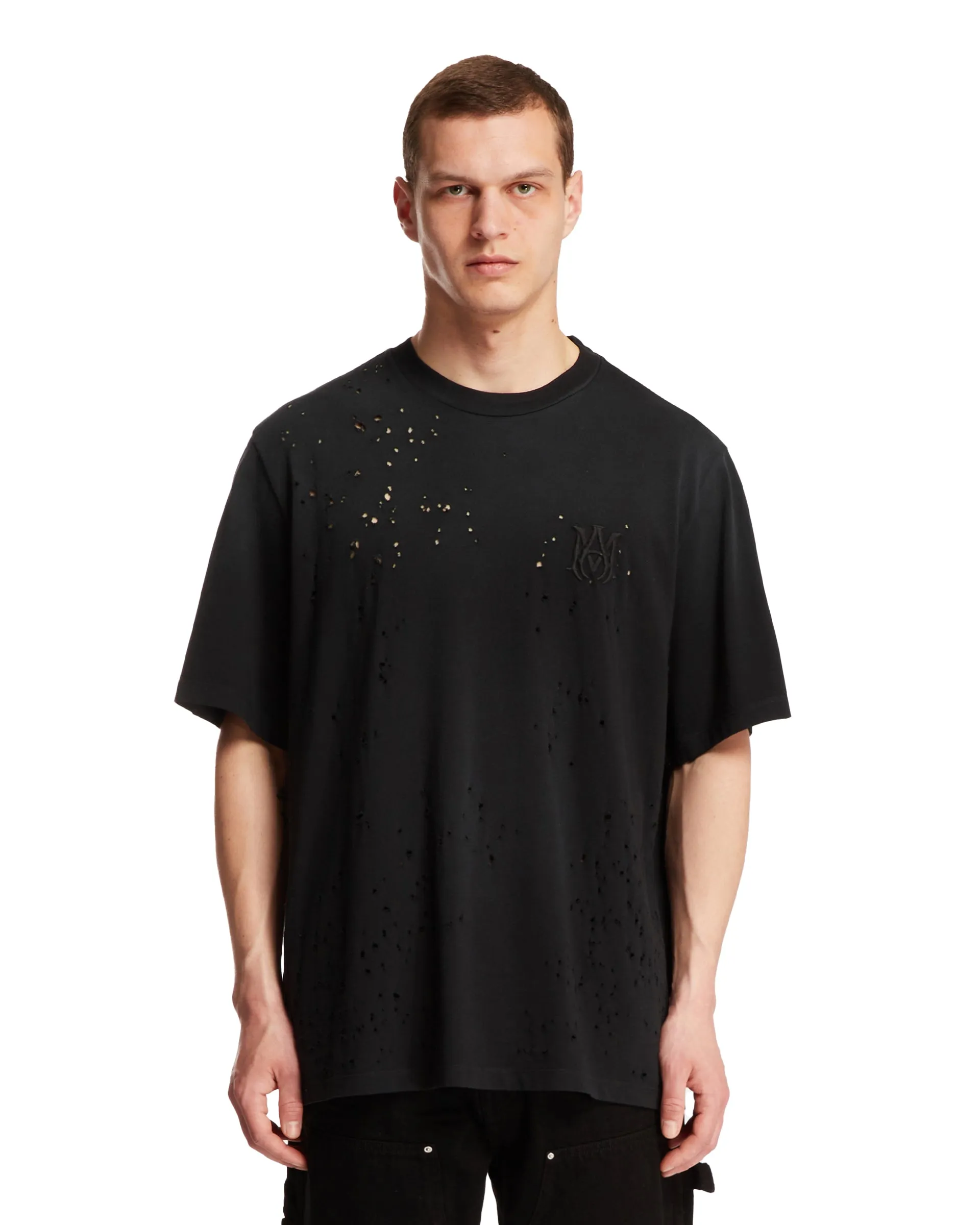 Black Destroyed T-Shirt