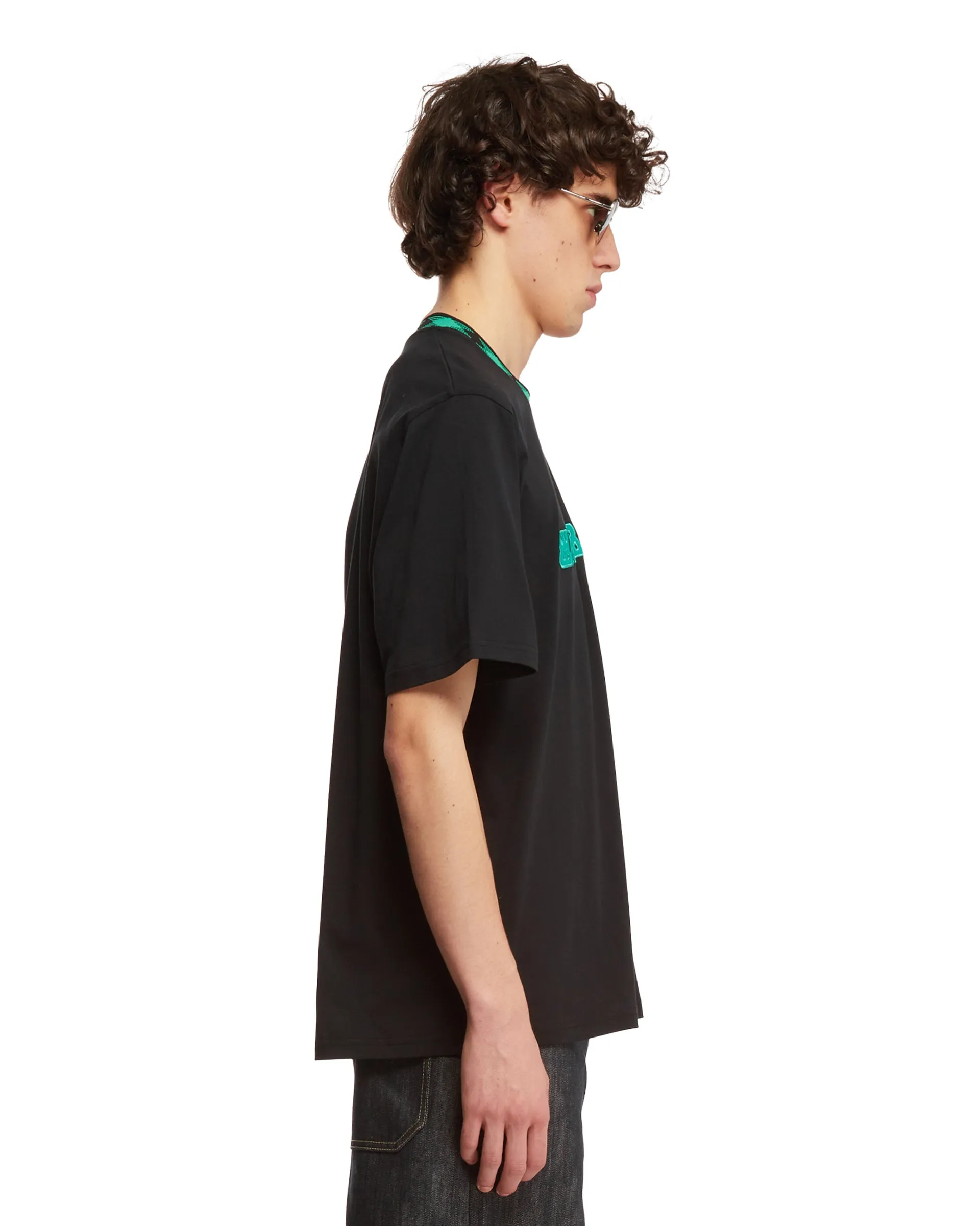 Black Logoed T-Shirt