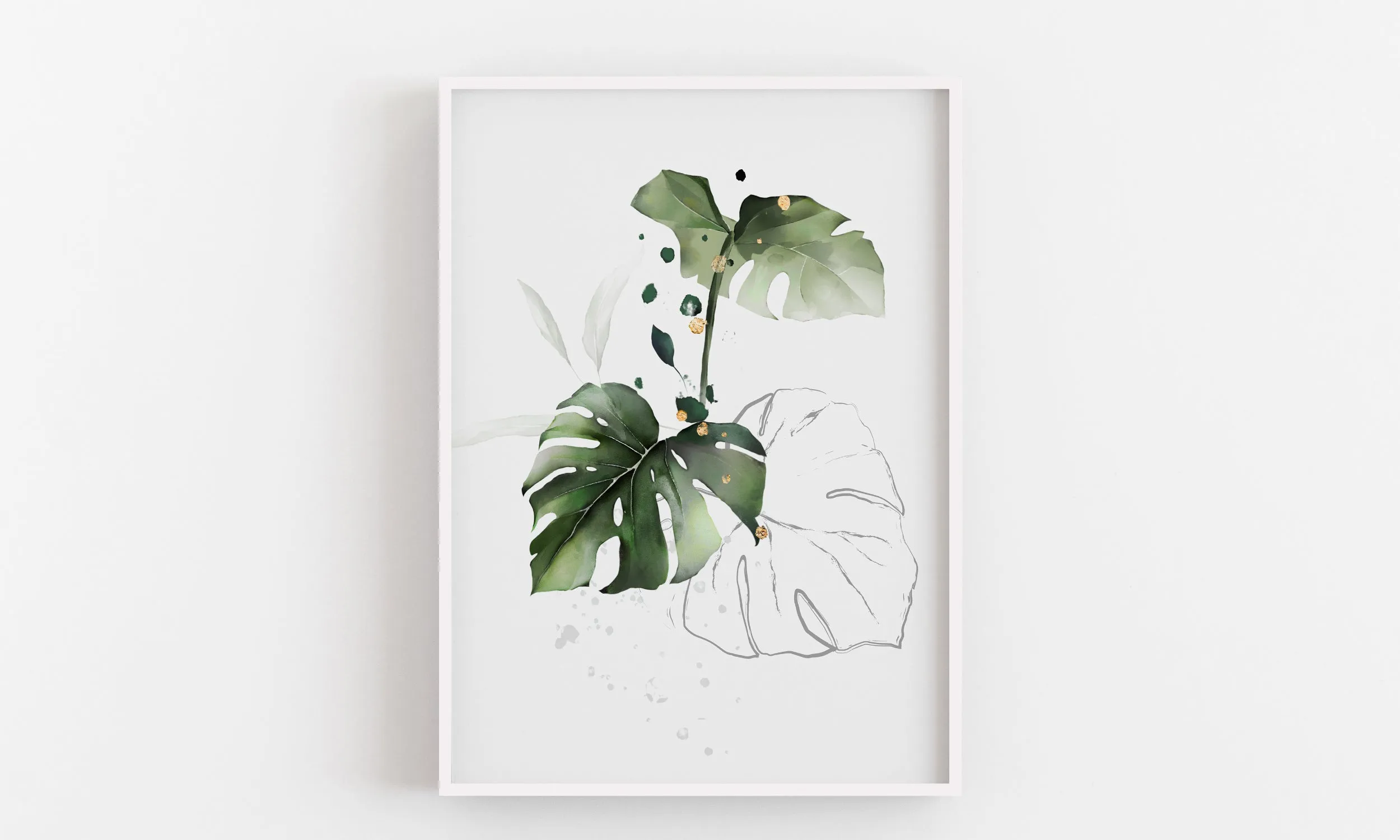 Botanical Wall Art Print 'Canopy' - Plant Prints, Botanical Art Prints and Botanical Illustrations