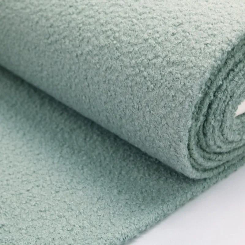 Boucle Coating Fabric - Sage Green