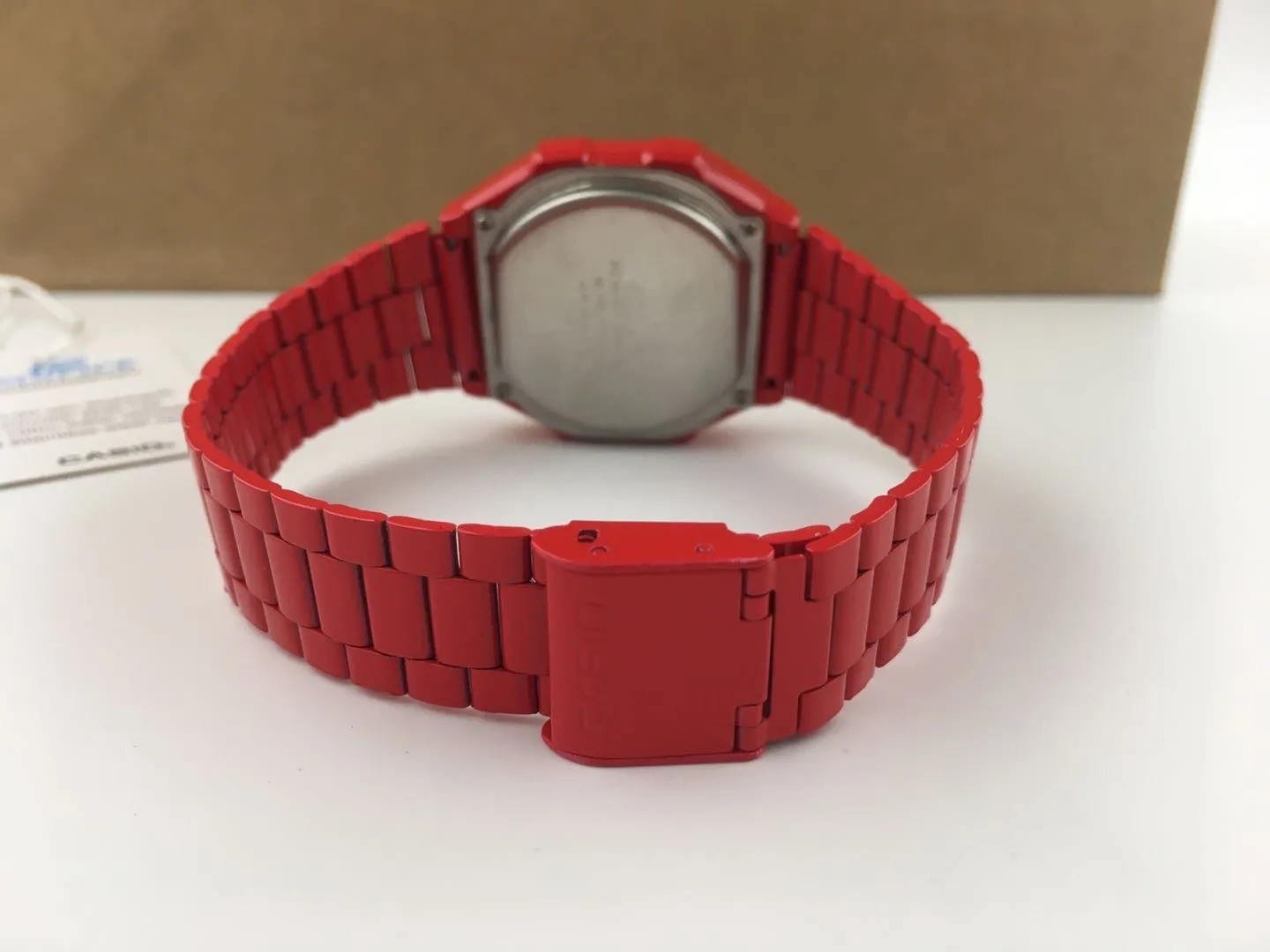 CASIO Vintage Touch Screen LED Watch - Red