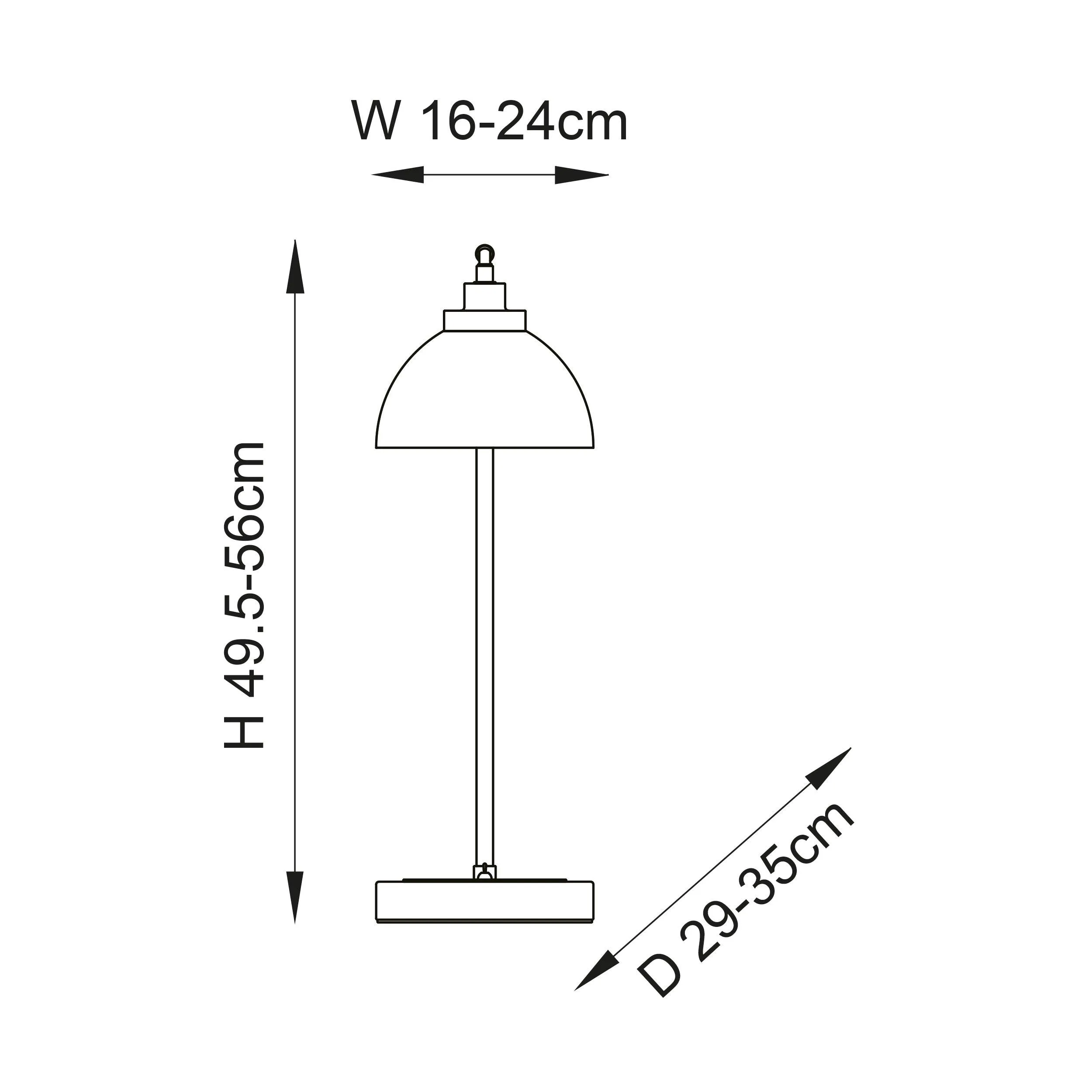 Caspa Nickel & Smoked Mirror Glass Shade Task Table Lamp