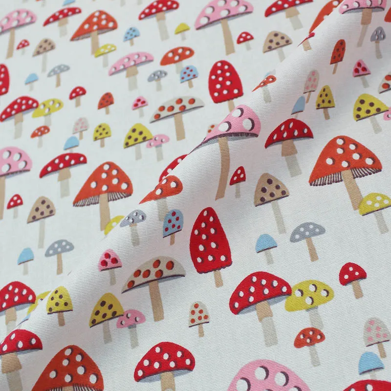 Cath Kidston Home Furnishing Fabric Mini Mushroom