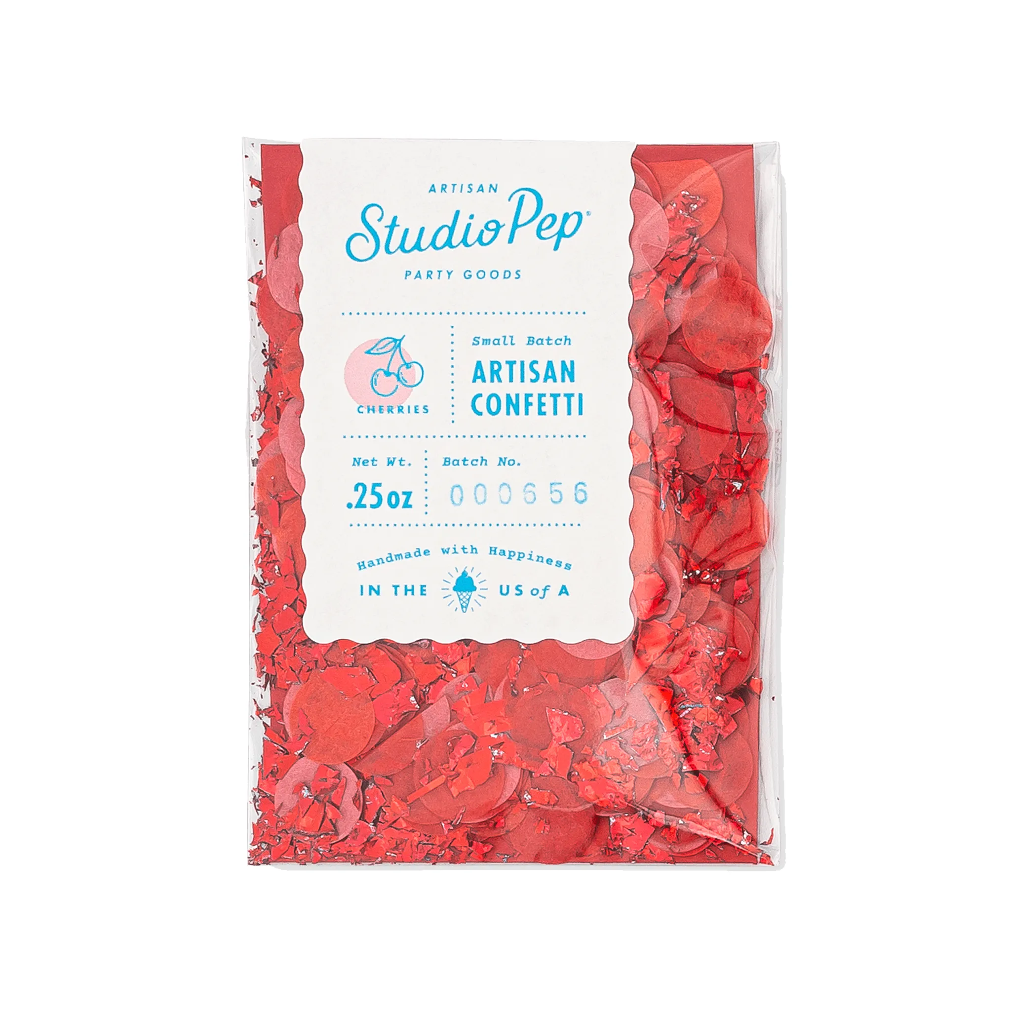 Cherry Red Artisan Confetti