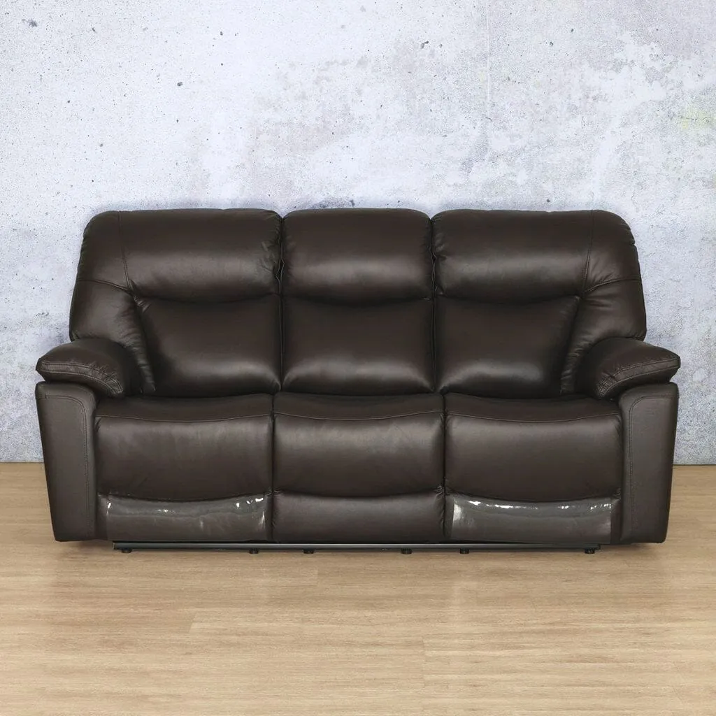 Chester 3 Seater Leather Recliner