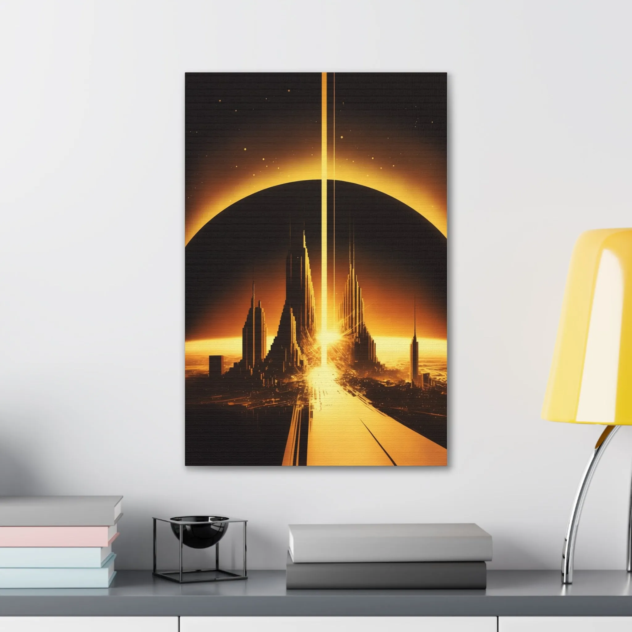 City of Light Wall Art Canvas Spiritual Decor