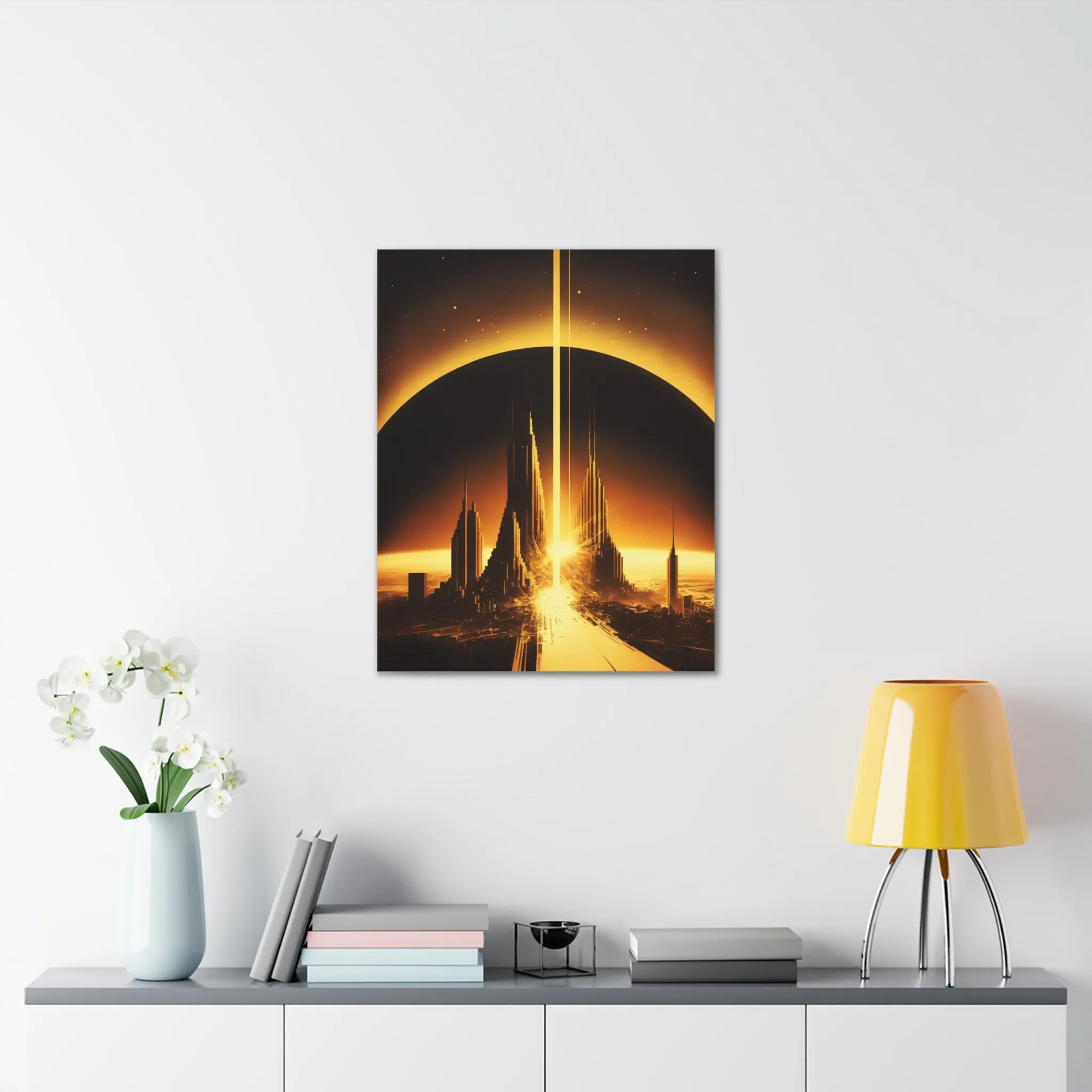 City of Light Wall Art Canvas Spiritual Decor