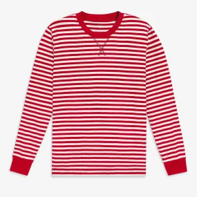 Clearance fit 2 grown-ups organic pj top in stripe